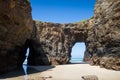 As Catedrais beach - Beach of the Cathedrals - Galicia, Spain Royalty Free Stock Photo