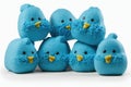 Happy Easter, Easter Blue Peeps designs and styles based on popularity and customer reviews Royalty Free Stock Photo
