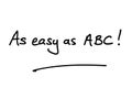 As easy as ABC Royalty Free Stock Photo