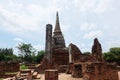 AYUTTHAYA, THAILAND many Tourists from around the world in wat chaiwattanaram, Thailand grand palace. Ayutthaya Thailand. Ayutthay