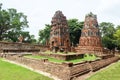 AYUTTHAYA, THAILAND many Tourists from around the world in wat chaiwattanaram, Thailand grand palace. Ayutthaya Thailand. Ayutthay