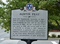 Austin Peay Historical Marker, Clarksville, TN Royalty Free Stock Photo