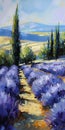 Tranquil Trails: A Scenic Journey Through a Lavender Wonderland