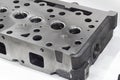 As machined head cylinder from iron casting Royalty Free Stock Photo