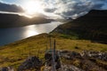 Exploring the beautiful shorelines of Faroe Islands Royalty Free Stock Photo