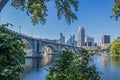 The Third Avenue Bridge in Minneapolis, Minnesota