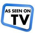 As Seen on TV Icon Royalty Free Stock Photo