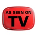 As Seen on TV Icon Royalty Free Stock Photo