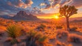 Desert Dawn: A Symphony of Light