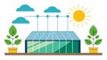 As the sun moves throughout the day the shading system adjusts to ensure consistent light distribution and prevent