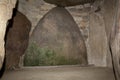 The site of Locmariaquer 4000 BC | the Table des Marchand Dolmen Royalty Free Stock Photo