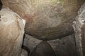 The site of Locmariaquer 4000 BC | the Table des Marchand Dolmen Royalty Free Stock Photo