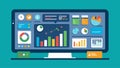 As the user navigates through the interactive dashboard they are greeted with an array of customizable widgets each