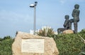 Asa and Yehoshafat sculptures in Tel Aviv, Israel