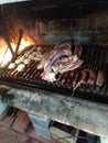 Asado Barbecue meat tomahawk