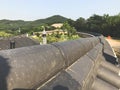 Asaian traditional village fence Royalty Free Stock Photo