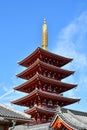 Asakusa Sensoji Temple Five Story Pagoda