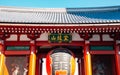 Asakusa Sensoji temple Kaminarimon gate traditional lantern in Tokyo, Japan