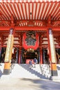 Sensoji Temple`s Hozomon Gate in the Asakusa District. Senso-ji