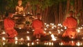 Asalha Puja Day , Chiang mai ,Thailand