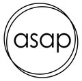 ASAP stamp on white background