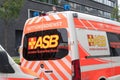 ASB Arbeiter Samariter Bund ambulance