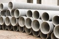 The asbestos cement pipes.