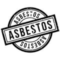 Asbestos rubber stamp