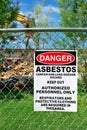 Asbestos Warning