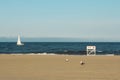 Asbury Park Beach During Sunset Royalty Free Stock Photo