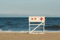 Asbury Park New Jersey Lifeguard Chair Royalty Free Stock Photo