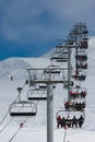 Ascend on chairlift