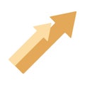 ascending arrows icon