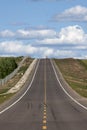 Ascending asphalt road Royalty Free Stock Photo