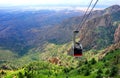 Ascending Sandia Tram Royalty Free Stock Photo