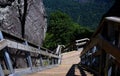 Ascending to Top of Chimney Rock