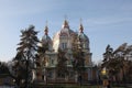 View at Ascension Cathedral, Almaty, Kazakhstan Royalty Free Stock Photo