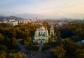 Ascension Cathedral Russian Orthodox Church in Almaty