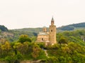 Tsarevets Fortress, ancient fortress on hill top. Capital of the Second Bulgarian Kingdom. Veliko Tarnovo, Bulgaria Royalty Free Stock Photo