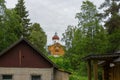 Ascension church-lighthouse on Sekirnaya mountain on in the Holy Ascension skete