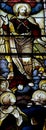 The Ascension of Jesus Christ in stained glass