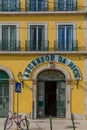 Ascensor da Bick - The bottom station of the popular tram in Lisbon Royalty Free Stock Photo