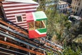 Ascensor El Peral at Cerro Alegre Hill - Valparaiso, Chile Royalty Free Stock Photo