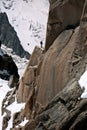 Ascent - Chamonix, France Royalty Free Stock Photo