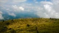 The ascent of Mount Merbabu boyolali in Central Java Mount Merbabu is one of the highest mountain in Central Java Royalty Free Stock Photo