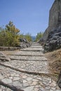 Ascent to chateau de Tourbillon in Sion