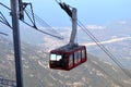 Ascent to the top of Tahtali mountain. Cableway Olympus