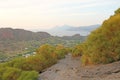 Ascent to the Volcano on the island of Vulcano, Italy, Lipari. Road To The Volcano