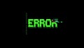 ASCII art message error glitch Royalty Free Stock Photo