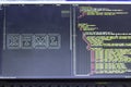 ASCII art of HTML technology name and real HTML code aside